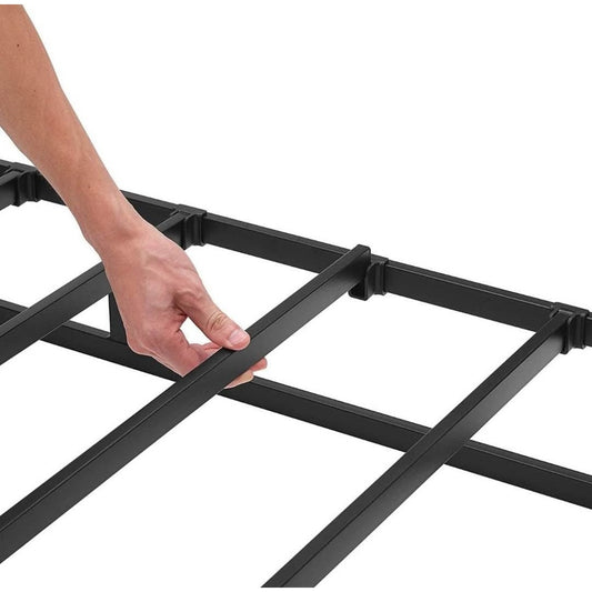 Amazon Basics Smart Box Spring Bed Base, 9-Inch Height Mattress Foundation, Tool-Free Easy