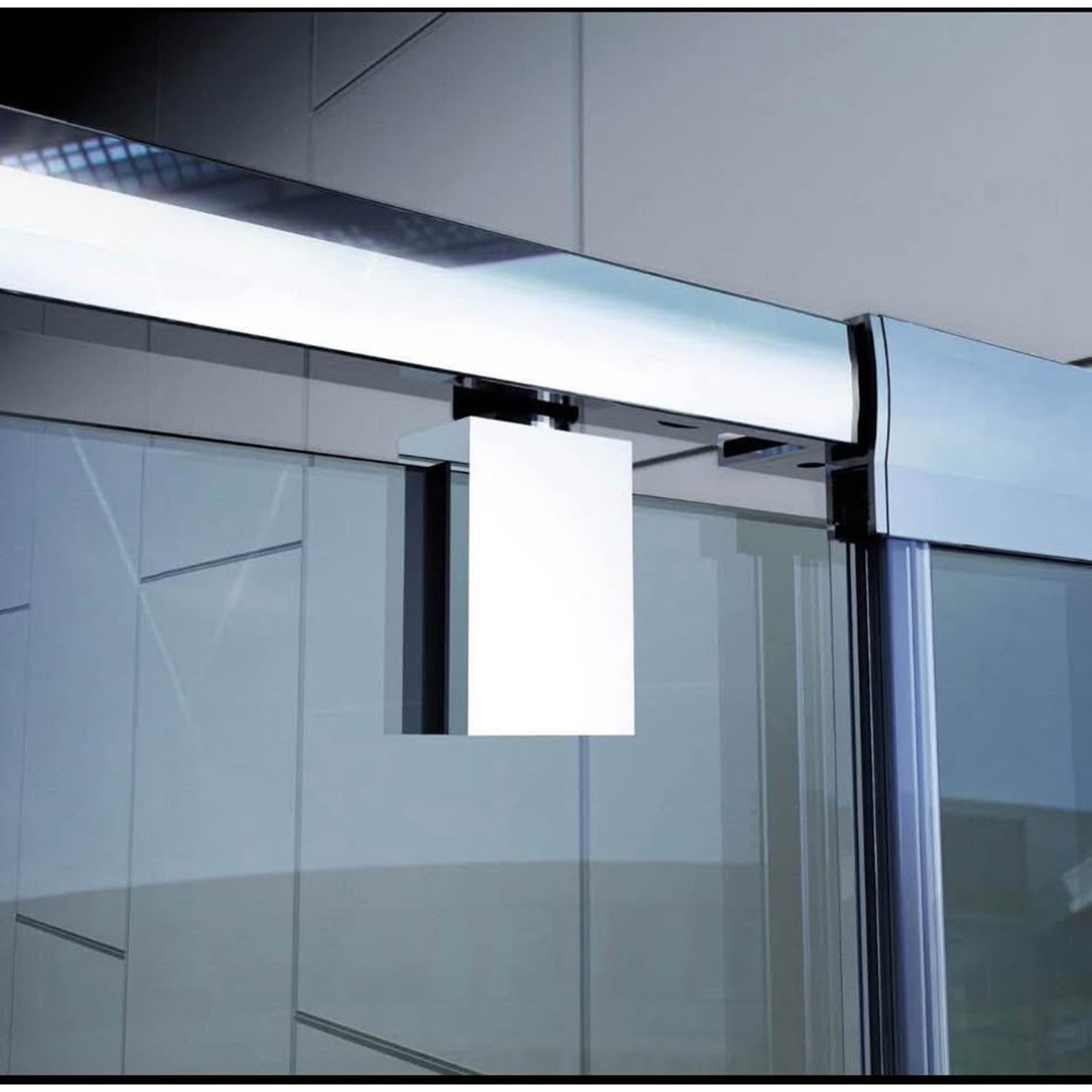 DreamLine SHDR-[hidden information] Flex Semi-Frameless Pivot Shower Door, 28-32 in Width x 72 in He