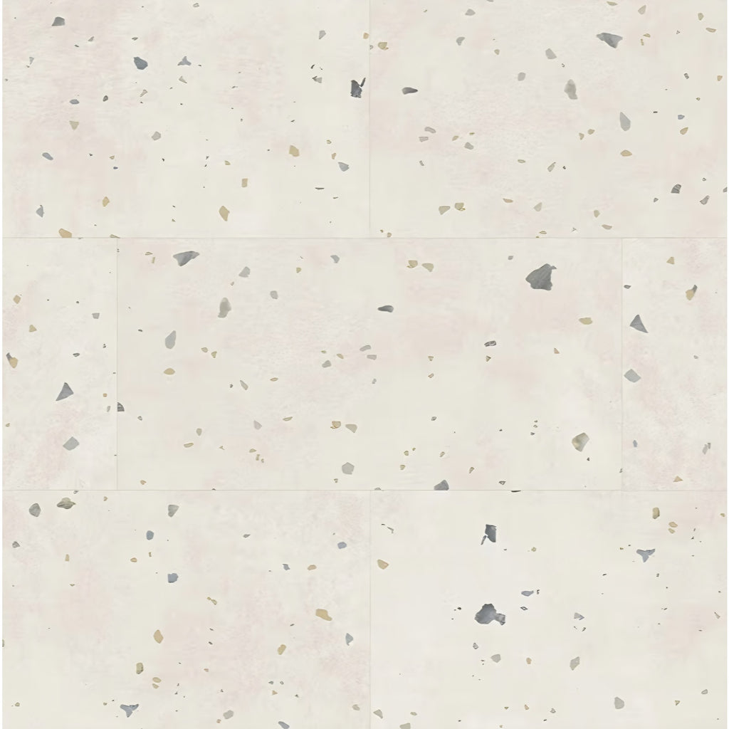 Allure Luxury Vinyl Tile Flooring, 22 Mil Wear Layer, Perfect Parfait Terrazzo 12" x 24", 6.5 mm