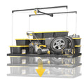 Garage Ceiling Storage Racks – 4x8 FT Overhead Garage Storage Rack with Safety Lock