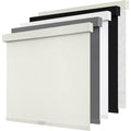 Cordless Blackout Roller Shades Blinds for Windows Free-Stop, Beige 62"Wx72" H