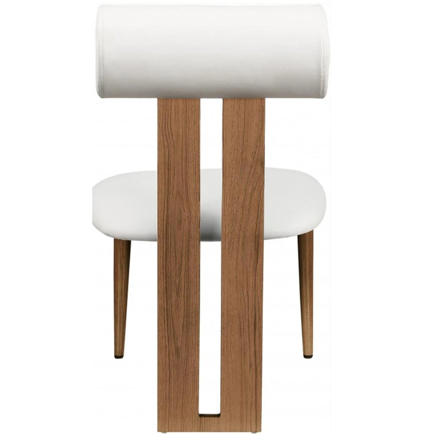 Meridian Furniture - Dario Cream Vegan Leather Dining Chair (Set of 2) - 917Cream-C