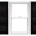 Mid America Open Louver 14.5 Inch Vinyl Shutters (1 Pair) - 14.5 x 72 Black