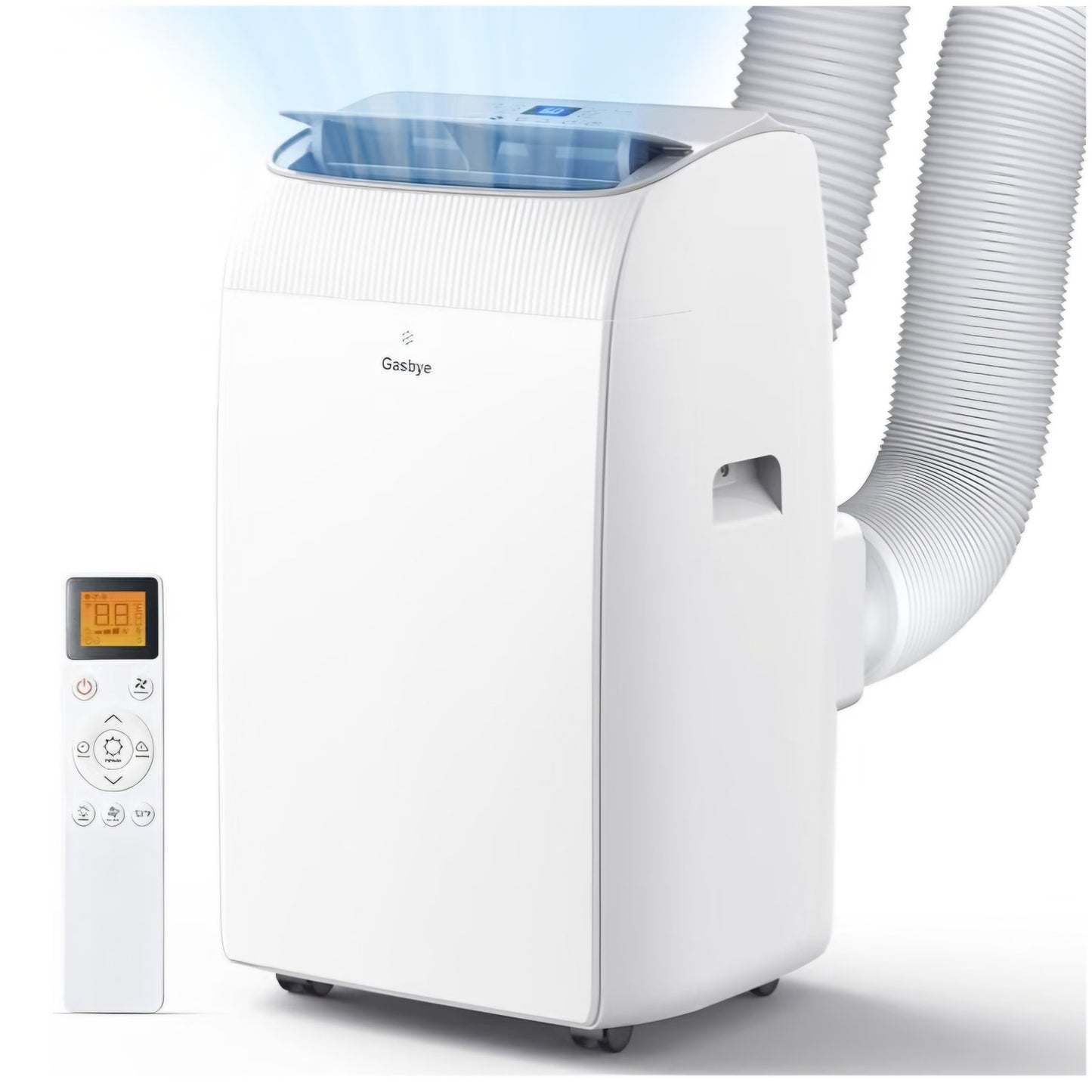 Gasbye Dual Hose Portable Air Conditioners, 12,000 BTU Portable AC Cools Up to 450 Sq.Ft