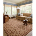 Loloi Chris Loves Julia Judy Natural / Spice 5'-0" x 7'-6" Area Rug