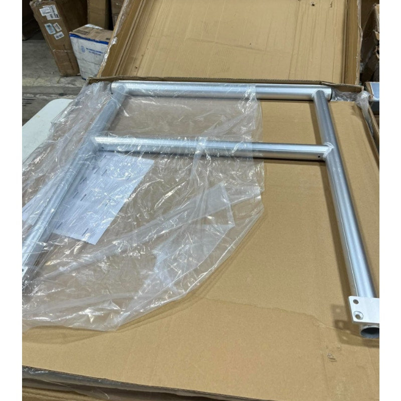 Ruedamann 36" Wide Aluminum Wheelchair Ramp with Handrails, Non-Slip Extra-Wide Platform