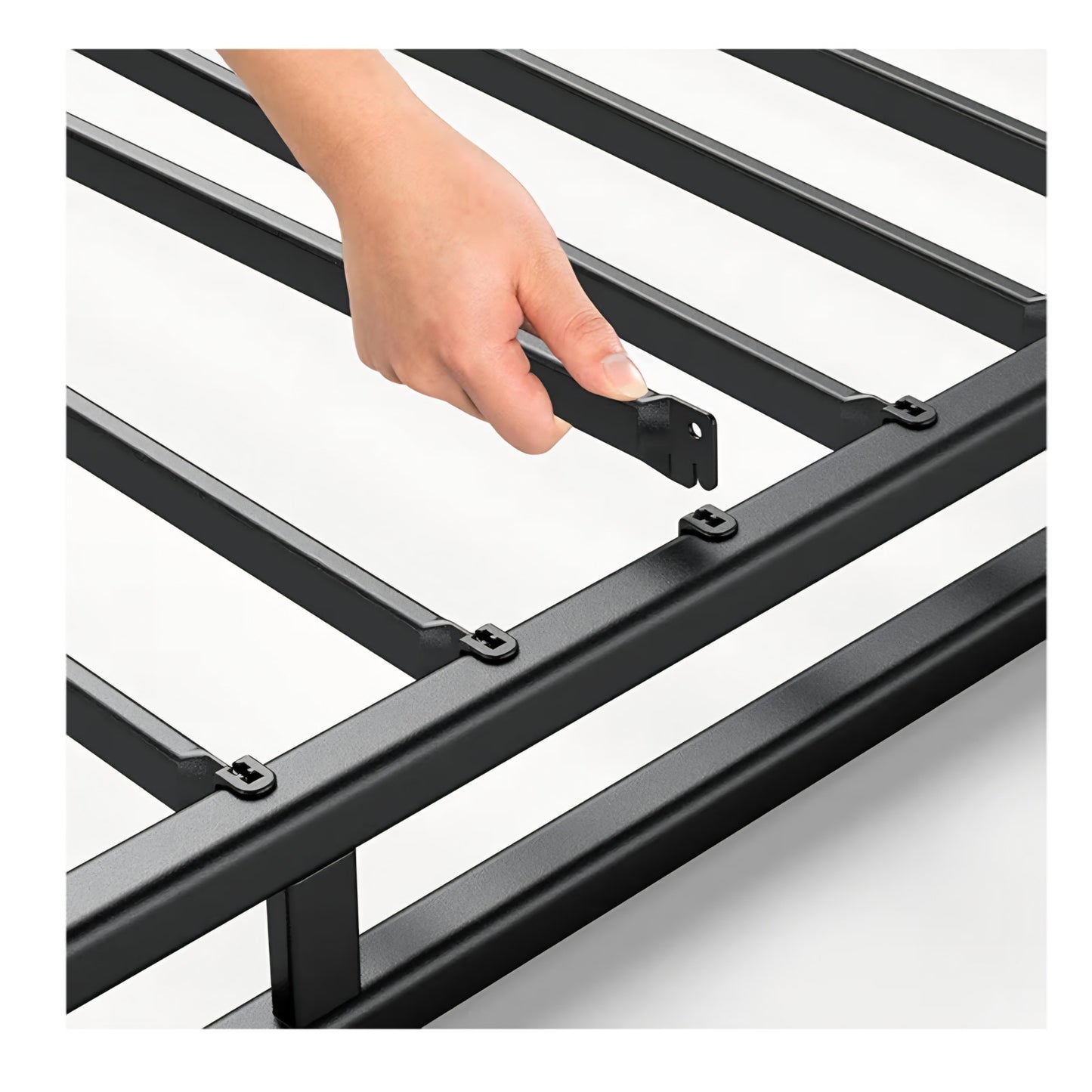 ZINUS King, Quick Lock Metal Smart Box Spring, 4 Inch Mattress Foundation, Strong Metal Structure,