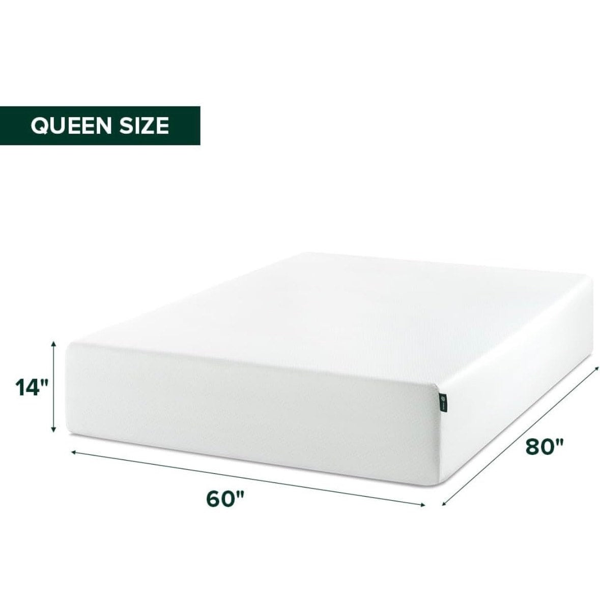 Queen 14” ZINUS mattress