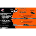Eagle Tool US ETHX25052 X Flex Installer Bit and Drill Bit Extension, 52-INCH, 1/4-inch Shank,