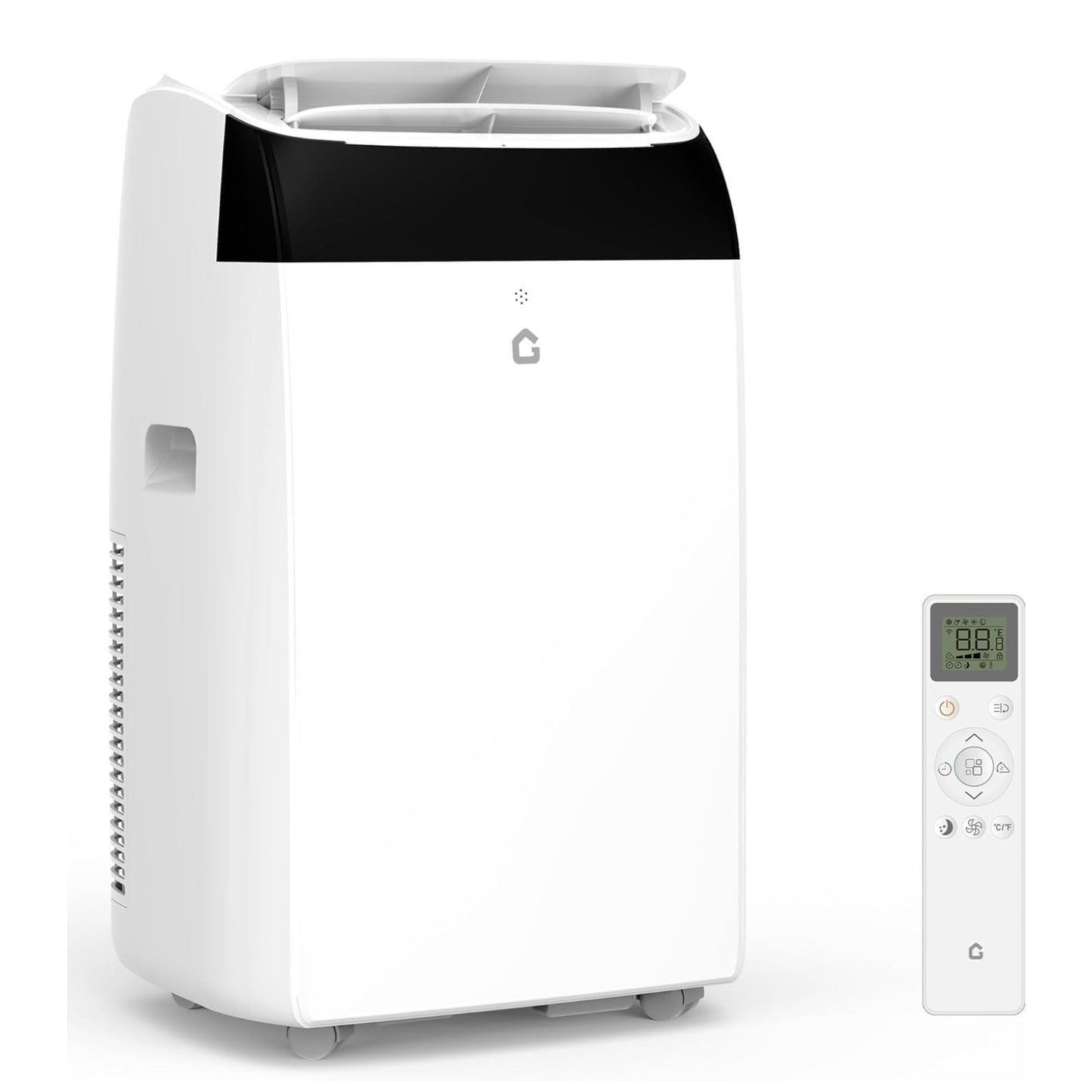 14,000 BTU Portable Air Conditioner - Cools 750 Sq.Ft, 3-in-1 Portable AC (ASHRAE) Dehumidifier Fan, Remote Control Window Kit, Quiet Portable Air Conditioners for Bedroom 48dB for Home, Office