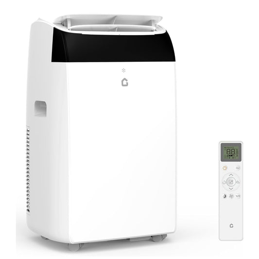 14,000 BTU Portable Air Conditioner - Cools 750 Sq.Ft, 3-in-1 Portable AC (ASHRAE) Dehumidifier Fan, Remote Control Window Kit, Quiet Portable Air Conditioners for Bedroom 48dB for Home, Office