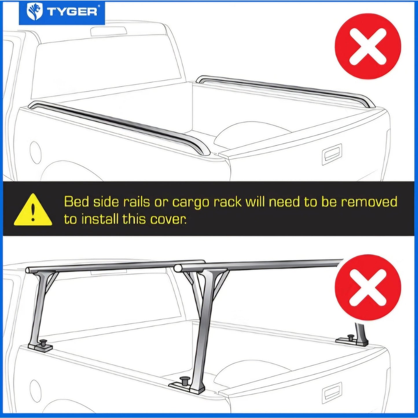 Tyger Auto T1 Soft Roll-up Truck Bed Tonneau Cover Compatible 2022-2026 Toyota Tundra | 5.5' (67")