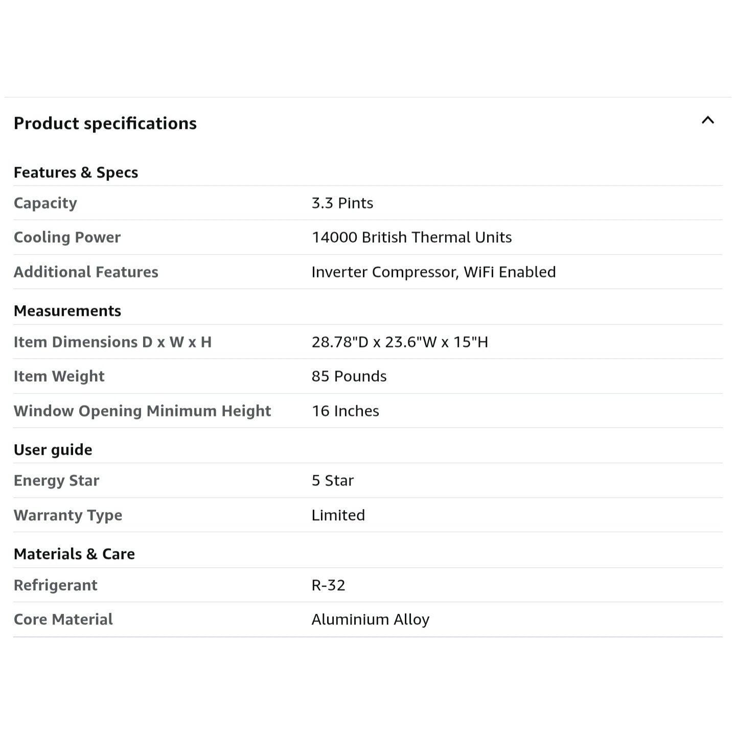 LG 14,000 BTU DUAL Inverter Smart Window Air Conditioner, 115V, Cools 700 Sq. Ft. for Bedroom,