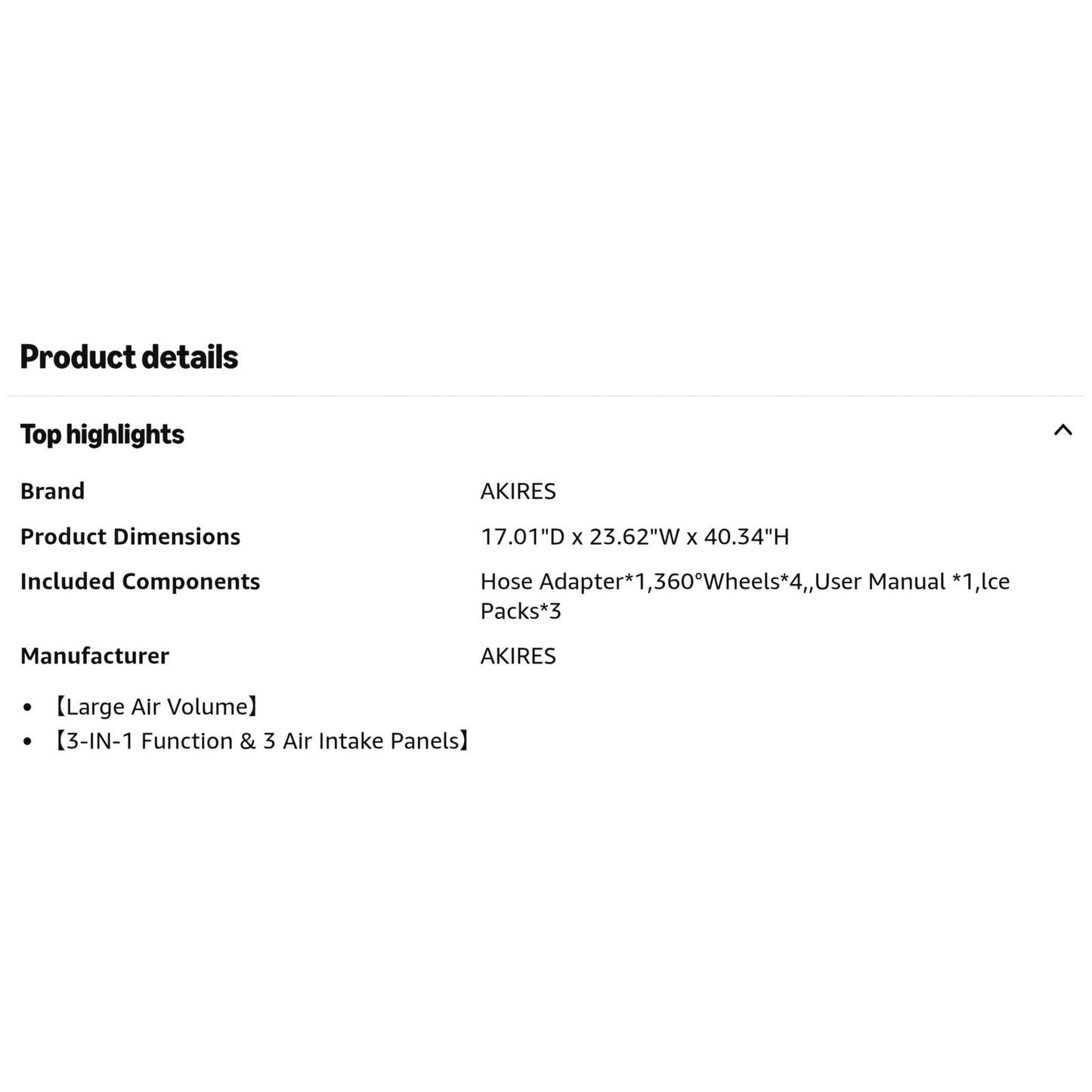 AKIRES 4750CFM Swamp Coolers(40IN)