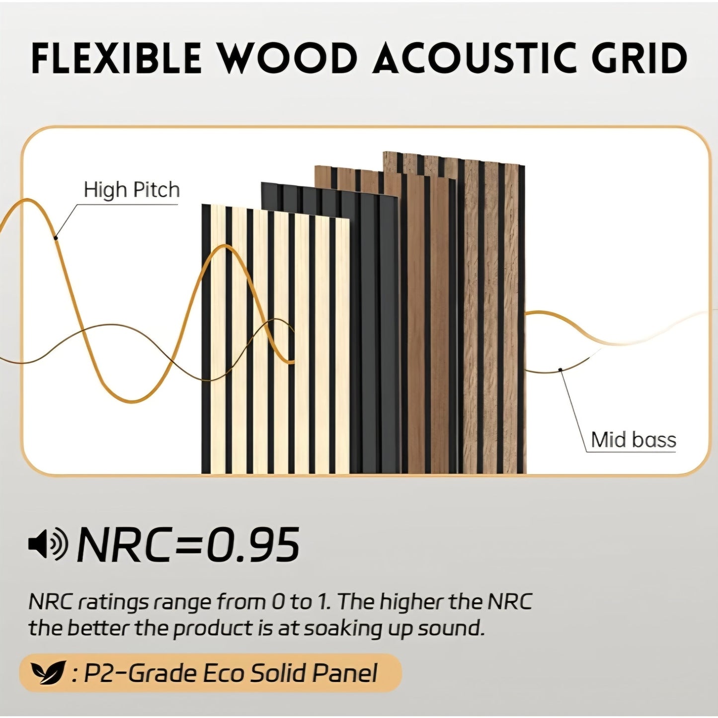 Wood Panels for Wall, 47.2"×23.6" 4 Pack (Natural Walnut)