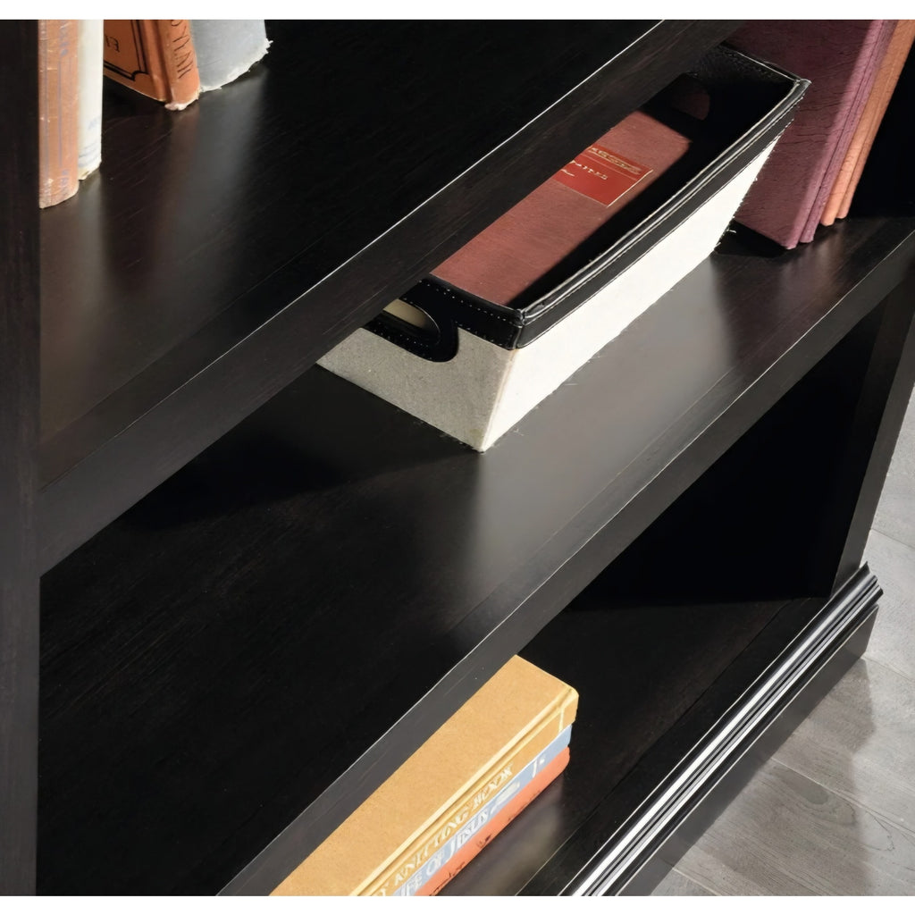 Sauder 3 Tier Book Shelf Wooden Bookcase Multipurpose Bookshelf for Home Office, Living Room,