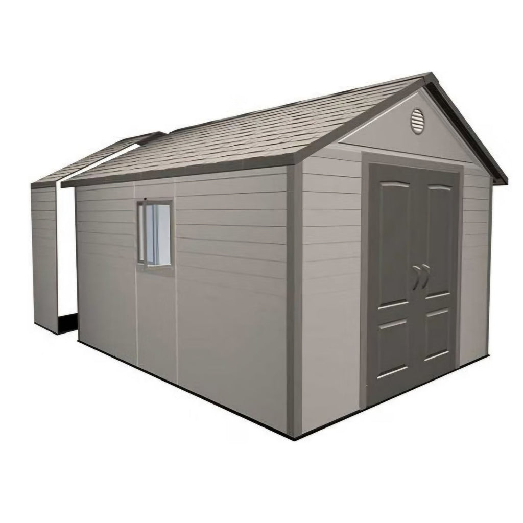 LIFETIME 6426 60 Inch Extension Kit for 11 Foot Sheds, 2 Windows Included, Desert Sand