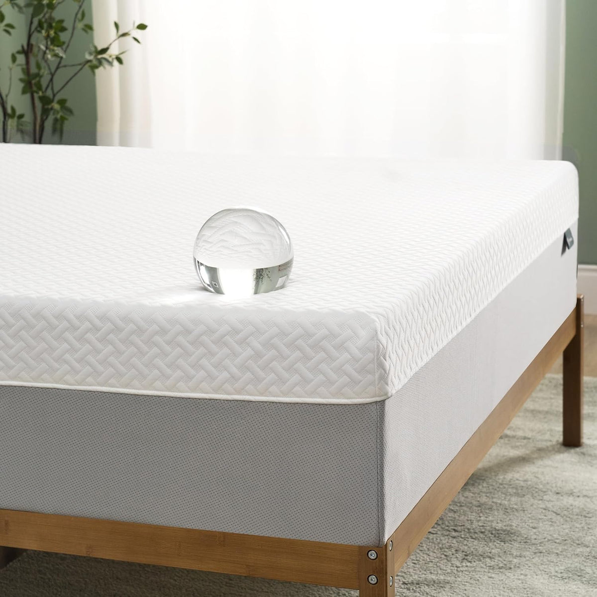 Zinus 10 Inch Green Tea Essential Memory Foam Mattress, Queen, Medium Feel, Mattress in A Box