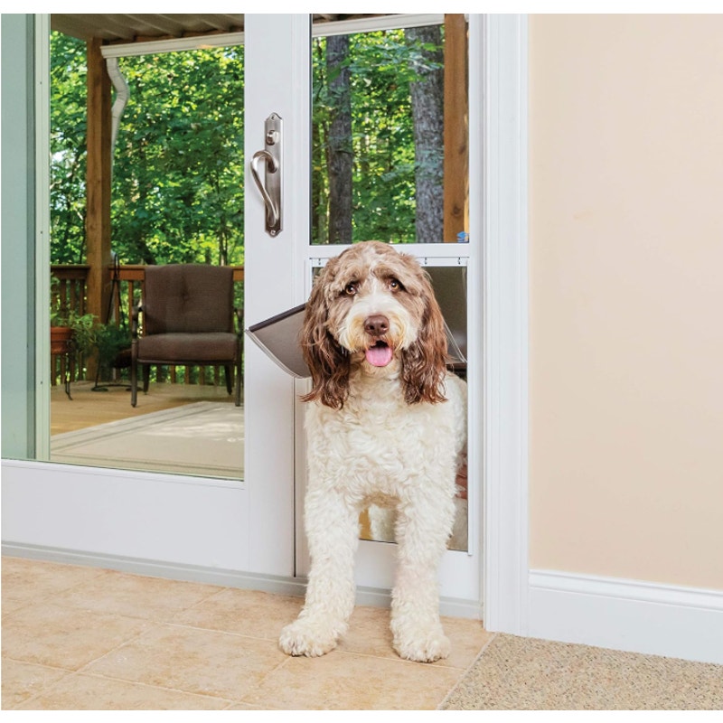 PetSafe Sliding Glass Pet Door, 1 Piece, XL Dogs to 220 lb, White