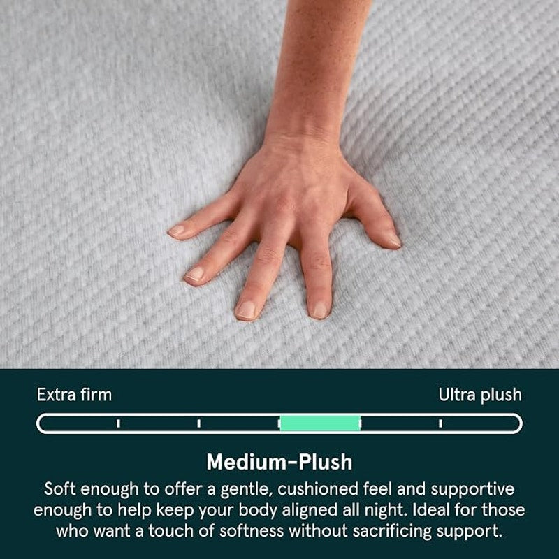 Kin by Tuft & Needle Medium Plush 10" Full Hybrid Mattress, Cooling and Individually-Wrapped Coils