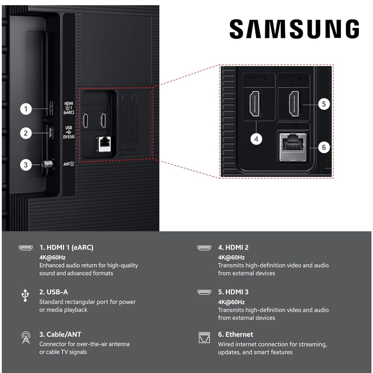 SAMSUNG 43-Inch Class Crystal UHD U8000F 4K Smart TV (2025 Model) Endless Free Content, Crystal Proc