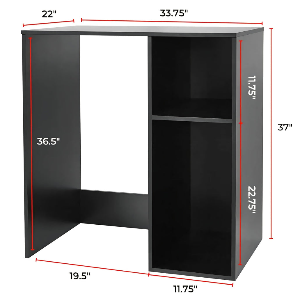 Yak About It Mini Fridge Dorm Station - Black