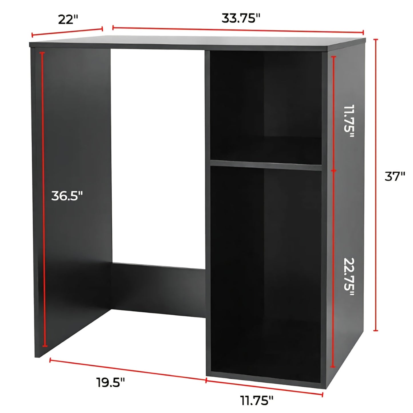 Yak About It Mini Fridge Dorm Station - Black