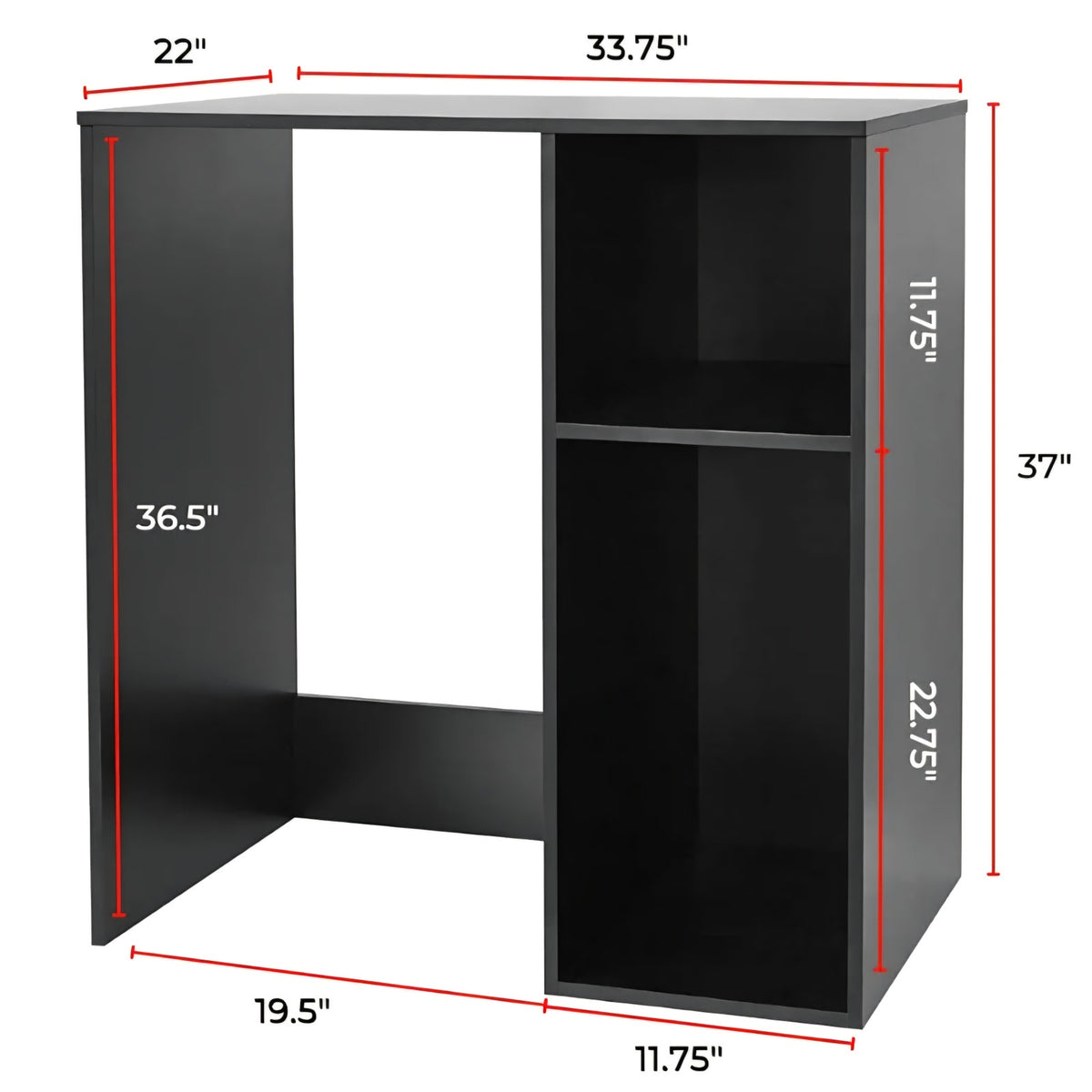 Yak About It Mini Fridge Dorm Station - Black