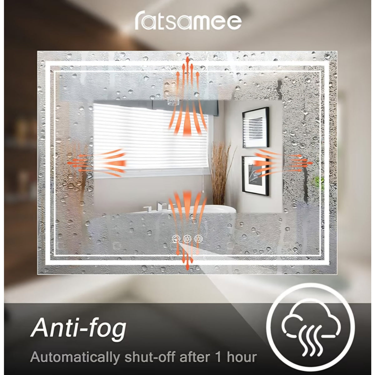 60x36 Inch Led Mirror for Bathroom with Front Light and Backlit, Bathroom Mirror with Led Lights