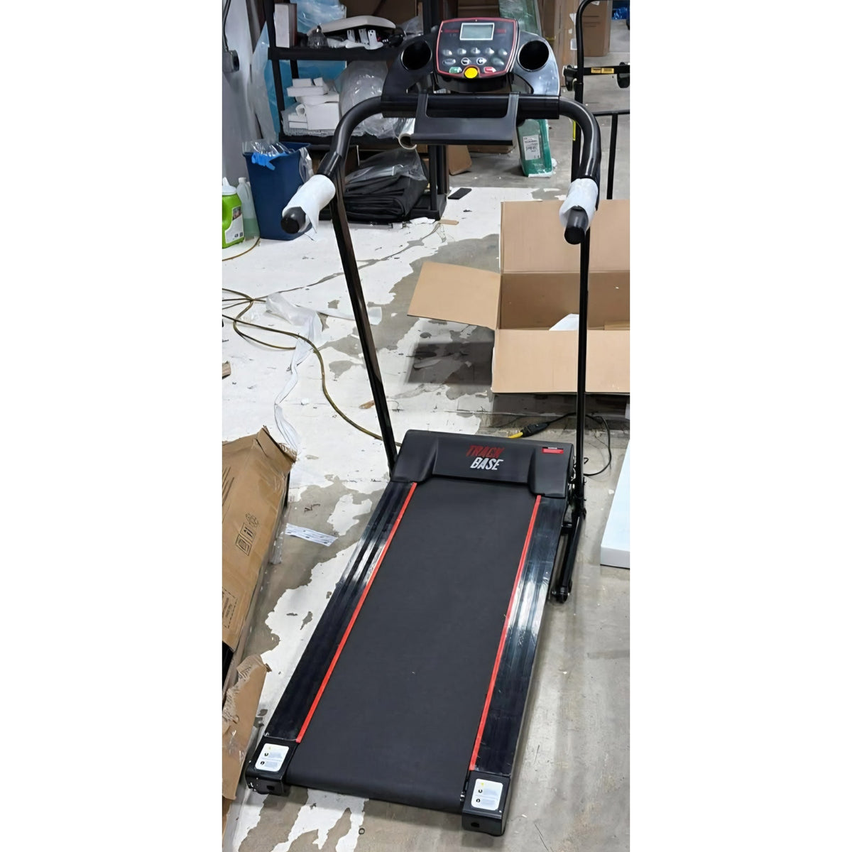 Portable Foldable Treadmill for Home, 8.7 MPH Shock Absorption, LED Display Under Desk
