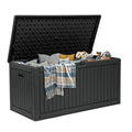 260 Gallon Double-Wall Deck Box with Divider & Side Handles
