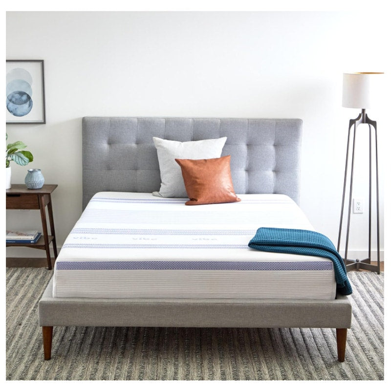Vibe Gel Memory Foam Mattress, 12-Inch CertiPUR-US Certified Bed-in-a-Box, King, White
