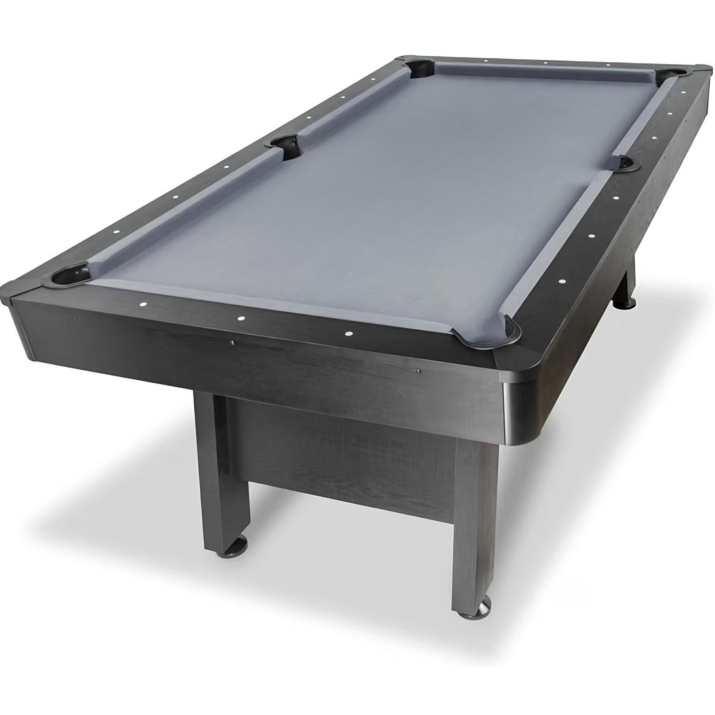 7 and 8 ft Pool Tables with Wood Finish - Gray, Black, or Green Felt Billiards Game Room Table