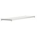 Woodford Galvanized Under Shelf for Prep and Work Tables - Adjustable Lower Shelf for 16" x 65.4"