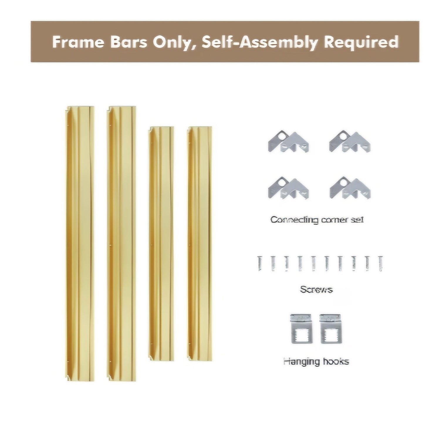 Floater Frame for 40x60 Canvas Paintings, DIY Metal Floating Frame with 1.5”