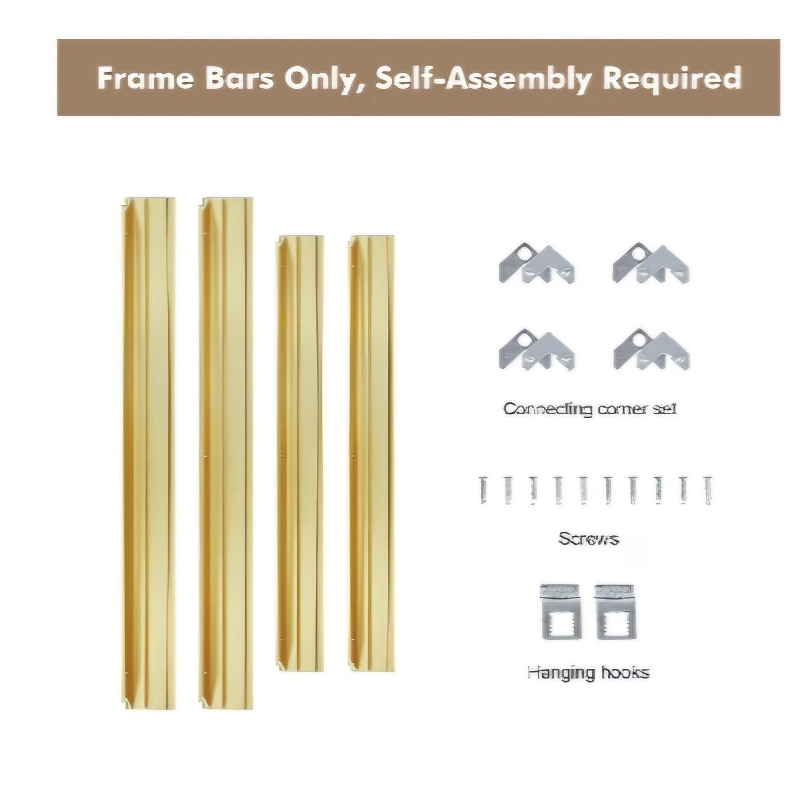 Floater Frame for 40x60 Canvas Paintings, DIY Metal Floating Frame with 1.5”