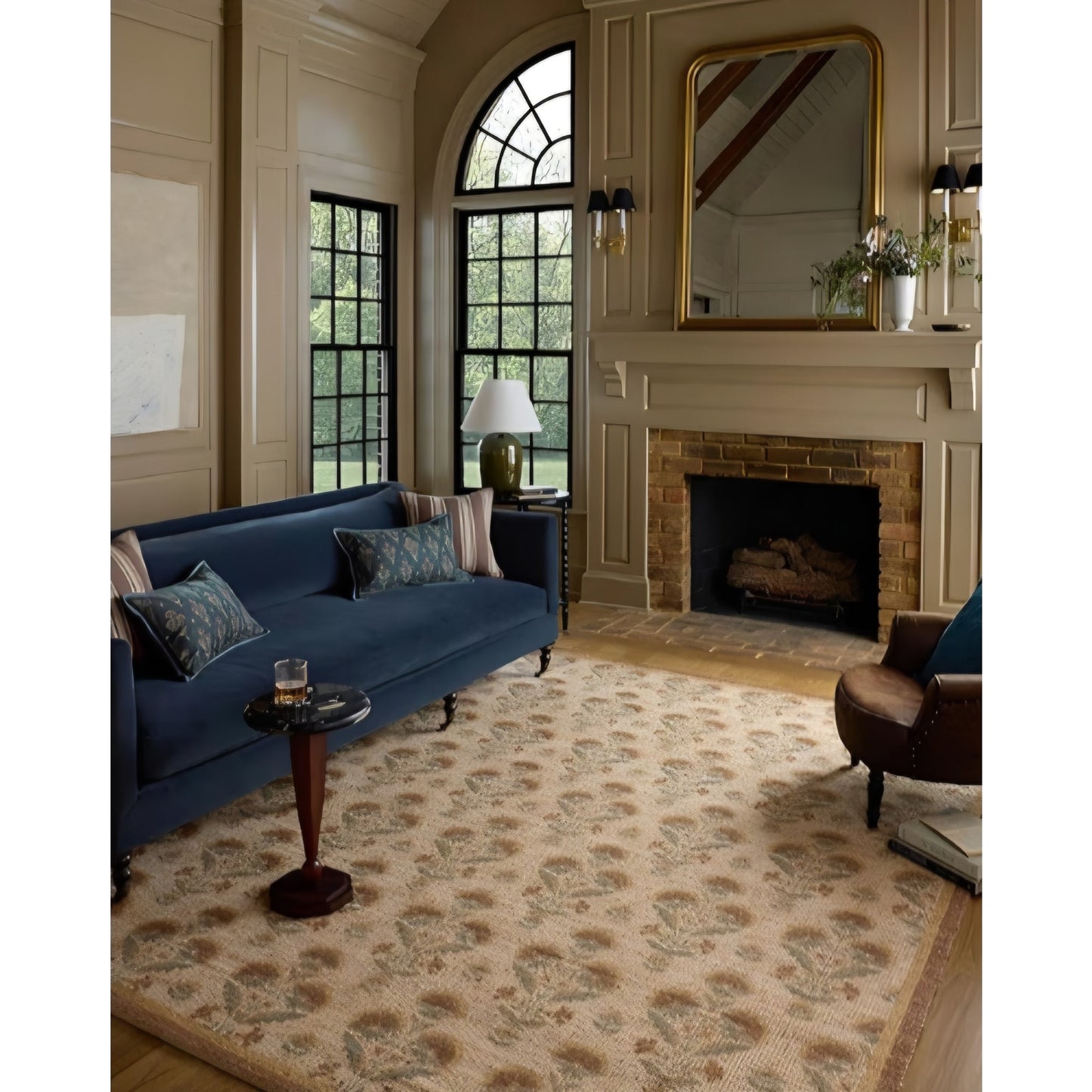 Area Rug Loloi Chris Loves Julia Rue Collection RUE-01 Wheat/Sage 9'-3" x 13' Area Rug Jute