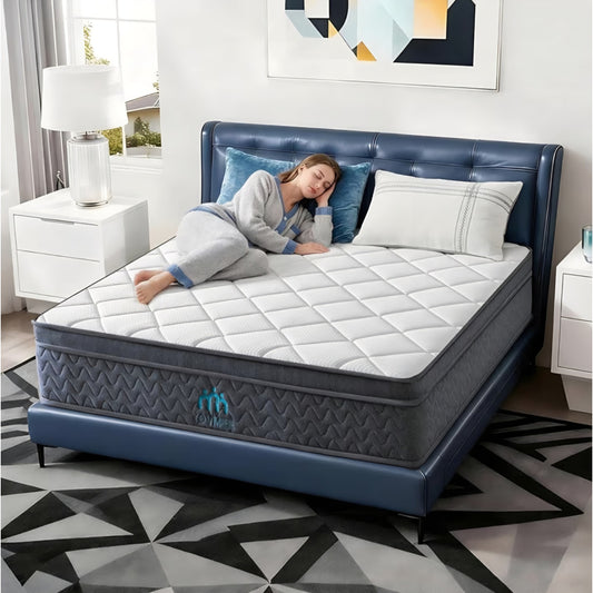 Twin Size Mattress 10 Inch,Twin Mattress in a Box for Cool Sleep Gel Memory Foam Hybrid