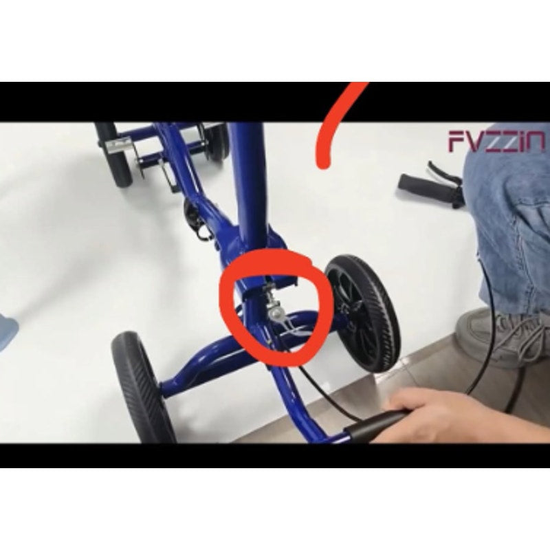 Knee Scooter, Foldable All Terrain Knee Walker for Adults
