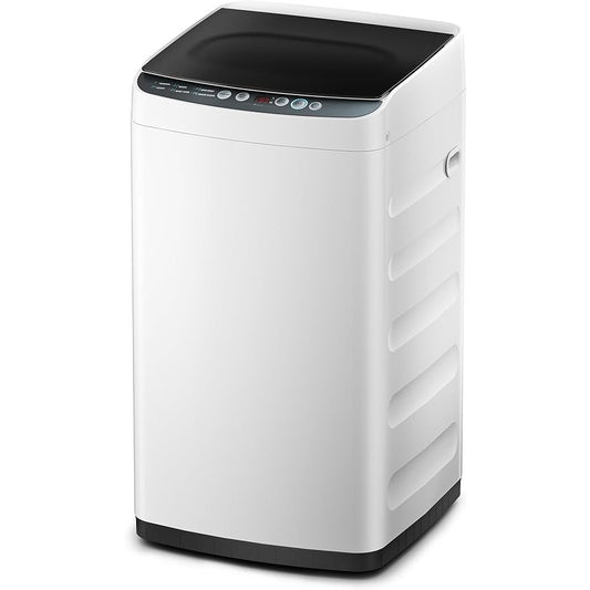 Midea Mobile Waschmaschine, 0,9 cu. ft., 6 Programme, Trommelreinigung, Kurzprogramm, Edelstahltrommel, Weiß