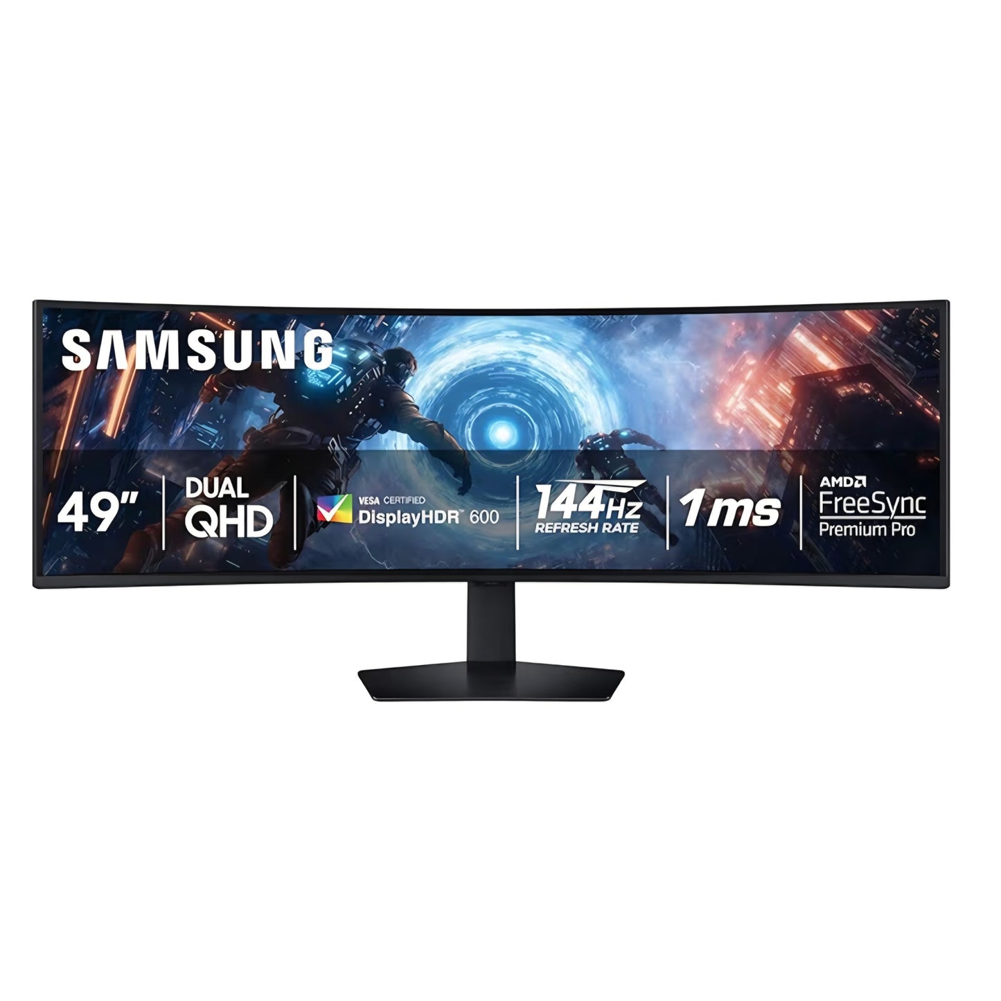 SAMSUNG 49-inch Odyssey G9 (G91F) DQHD, 144Hz, Curved Gaming Monitor, Ultra-Wide 32:9 Screen