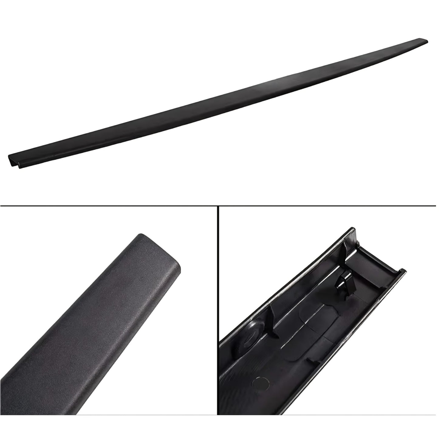 Tailgate Molding Cap Top Cover Compatible with 2007-2013 Toyota Tundra Tailgate
