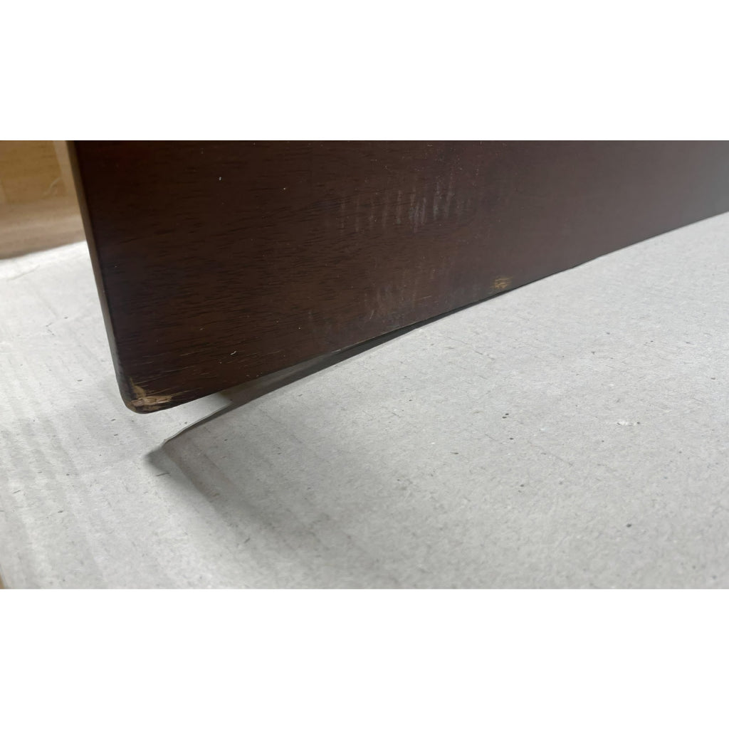 Writing Desk With Drawer, Solid Wood, Real Parawood, 48" W x 26" D x 30" H, Espresso