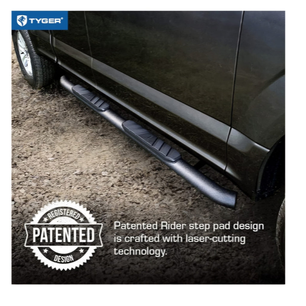 Tyger Auto 3.5" Rider Running Boards Compatible with 2005-2023 Toyota Tacoma | Access Cab