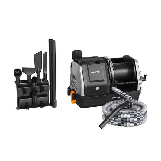 Giraffe Tools Grandstorm Retractable Vacuum Cleaner with 30 FT Hose