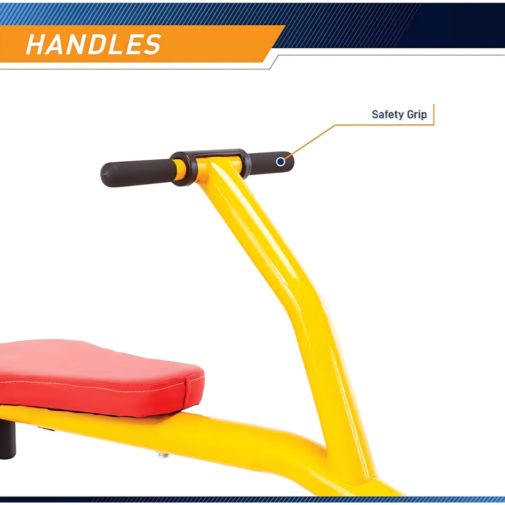 Gym Dandy Indoor & Outdoor Playground Equipment Teeter Totters, 360 Spinning Seesaw