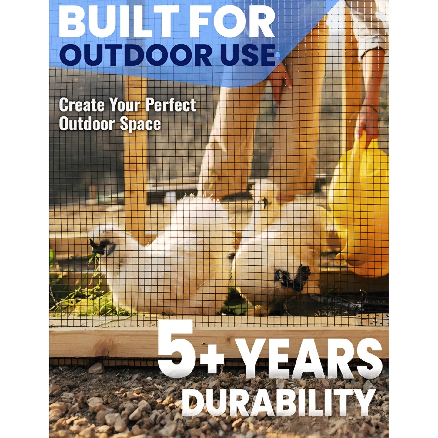 Black Vinyl Coated Hardware Cloth 1/2 Inch 48inx100ft 19 Gauge, Welded Wire Fencing Chicken Wire