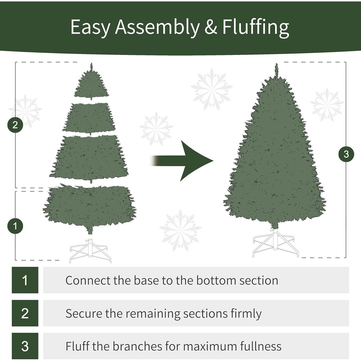 Puleo International 12ft Pre-Lit Slim Fraser Fir Christmas Tree, 3903 Realistic Dense Branch Tips.