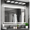 60x36 Inch Led Mirror for Bathroom with Front Light and Backlit, Bathroom Mirror with Led Lights