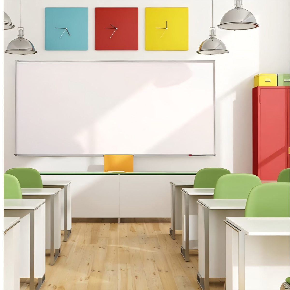 Magnetic Dry Erase White Board, 8' x 4' Whiteboard, Porcelain Surface Will Not Stain or Ghost